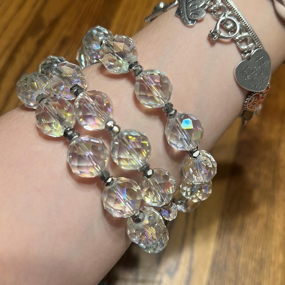 Crystal vintage necklace